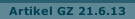 Artikel GZ 21.6.13
